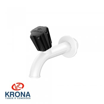 Krona - Torn Para Tanque Slim Branca/Preta