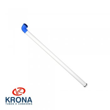 Krona- Tubo C/Joelho Azul 38 P/ Válvula Descarg*