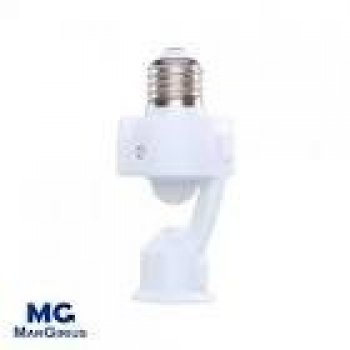 MG - SENSOR SOQUETE E27 C/FOTOCEL C/AJUSTE*