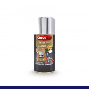 Colorgin - Spray Metallik Cromado 190ml*