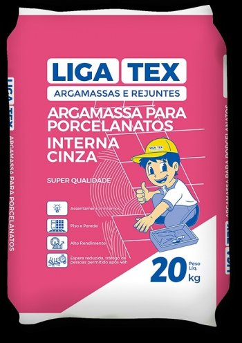 Ligatex - Argamassa Porcel.Interna Cinza 20kg*