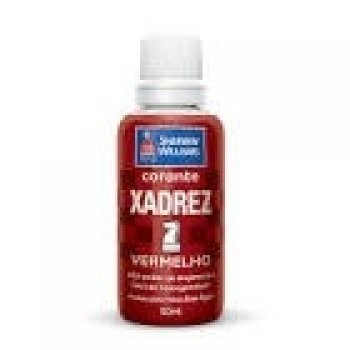 XADREZ CORANTE - VERMELHO 50ML P/TINTA**