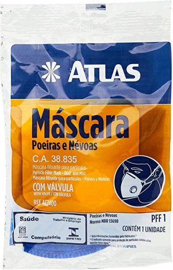 Atlas - Mascara De Feltro C/Valvula Pff1 *