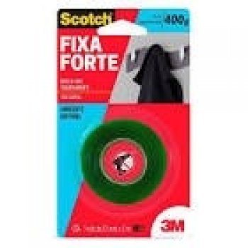 3m - Fita Dupla Face Fixa Forte 400g 12mmx2mt *