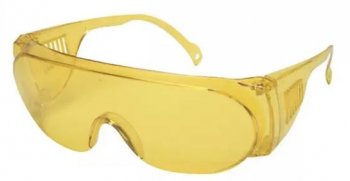 Oculos Protet.Kalipso Panda Amarelo *