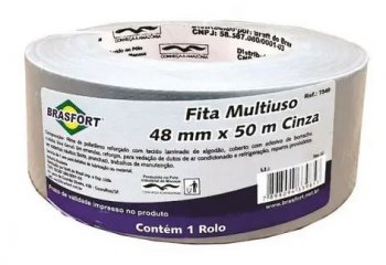 Brasf - Fita Silver Tape 48x50m Cinza*