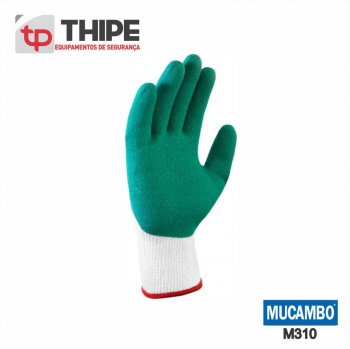 Epi - Luva Malha Banhada Latex Verde Safety/Volk*