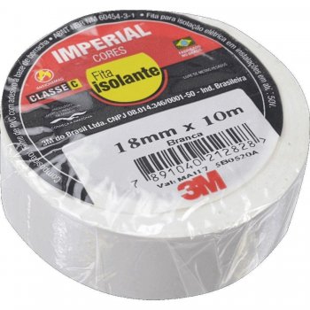 3m - Fita Isolante Color. Branca 18mmx10 *