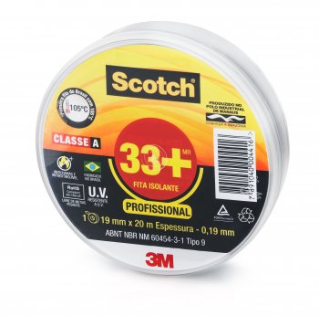 3m - Fita Isolante Scotch 33+ 19mmx20*