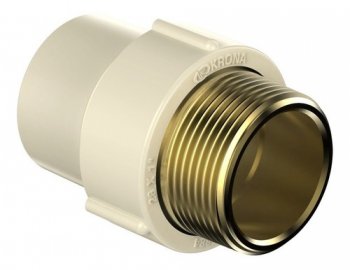 Krona - Conector Macho Ultraterm 22mmx1/2 *