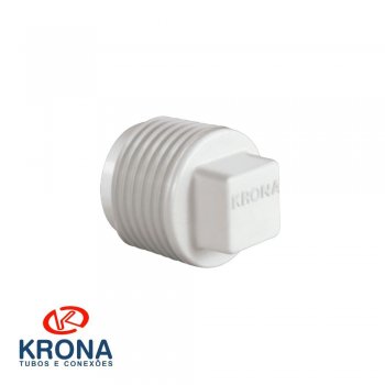 Krona - Plug Branco C/Rosca 1.1/2 *